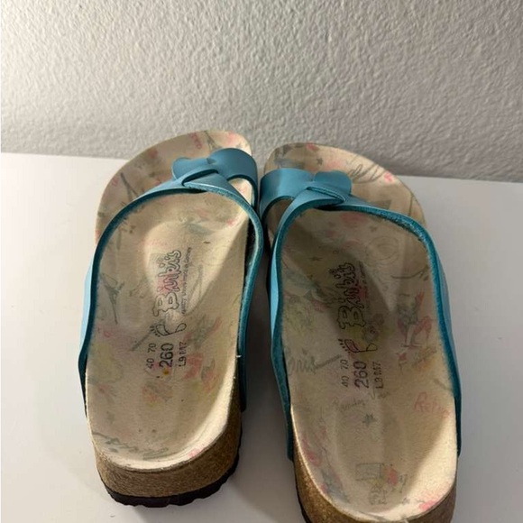 Birkenstock birkis Blue Cross-Strap Sandals - Picture 4 of 8